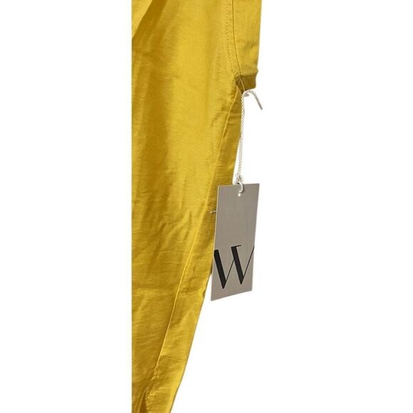 NWT WORTHINGTON Blouse Women’s XL Imperial Gold Yellow Short Sleeve V-Neck Top - Picture 11 of 11